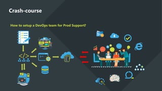 How to setup a DevOps team for Prod Support?
Crash-course
 