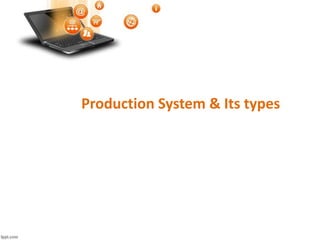 Production System & Its types
 