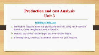Production theory.pptx chapter 6 of economics | PPTX