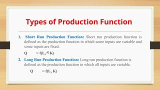 Production theory.pptx chapter 6 of economics | PPTX
