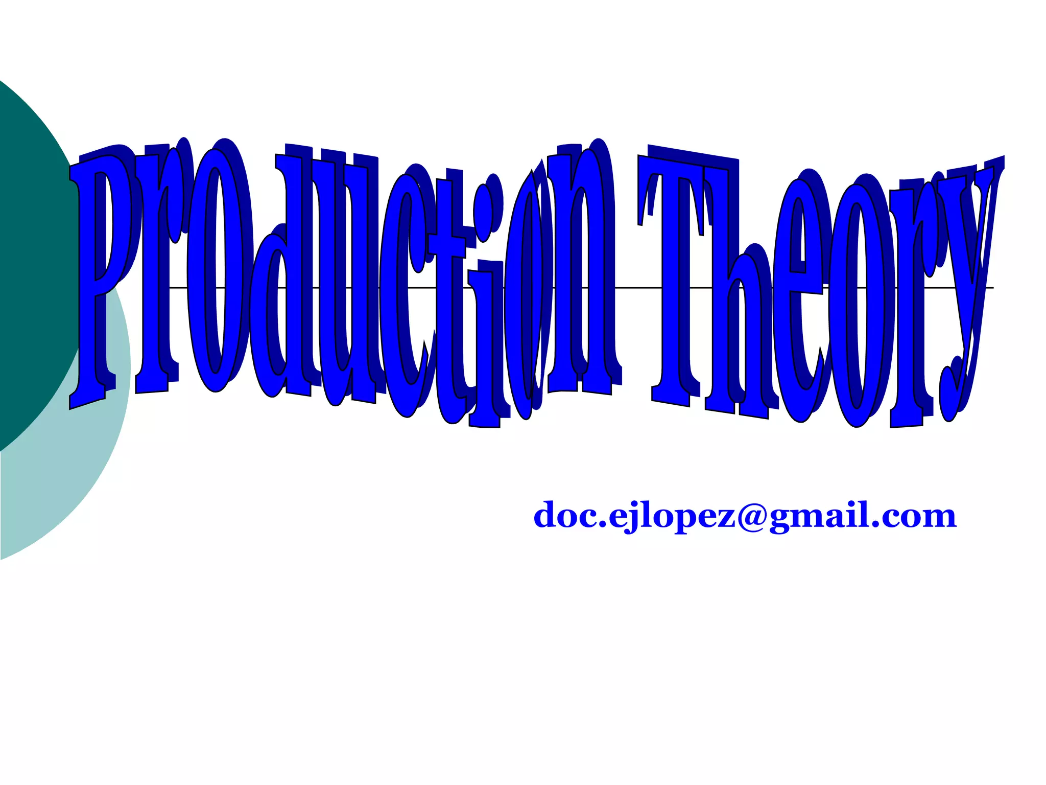 [email_address] Production Theory 