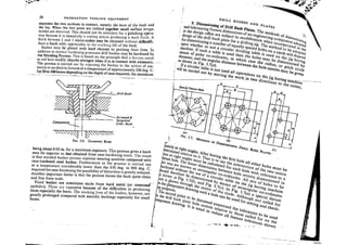 Production tooling design