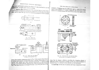 Production tooling design