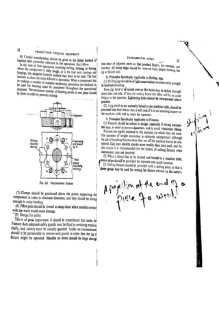Production tooling design