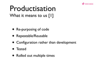 Productisation at Torchbox | KEY