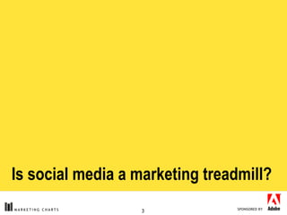 Is social media a marketing treadmill?
                                SPONSORED BY
                  3
 