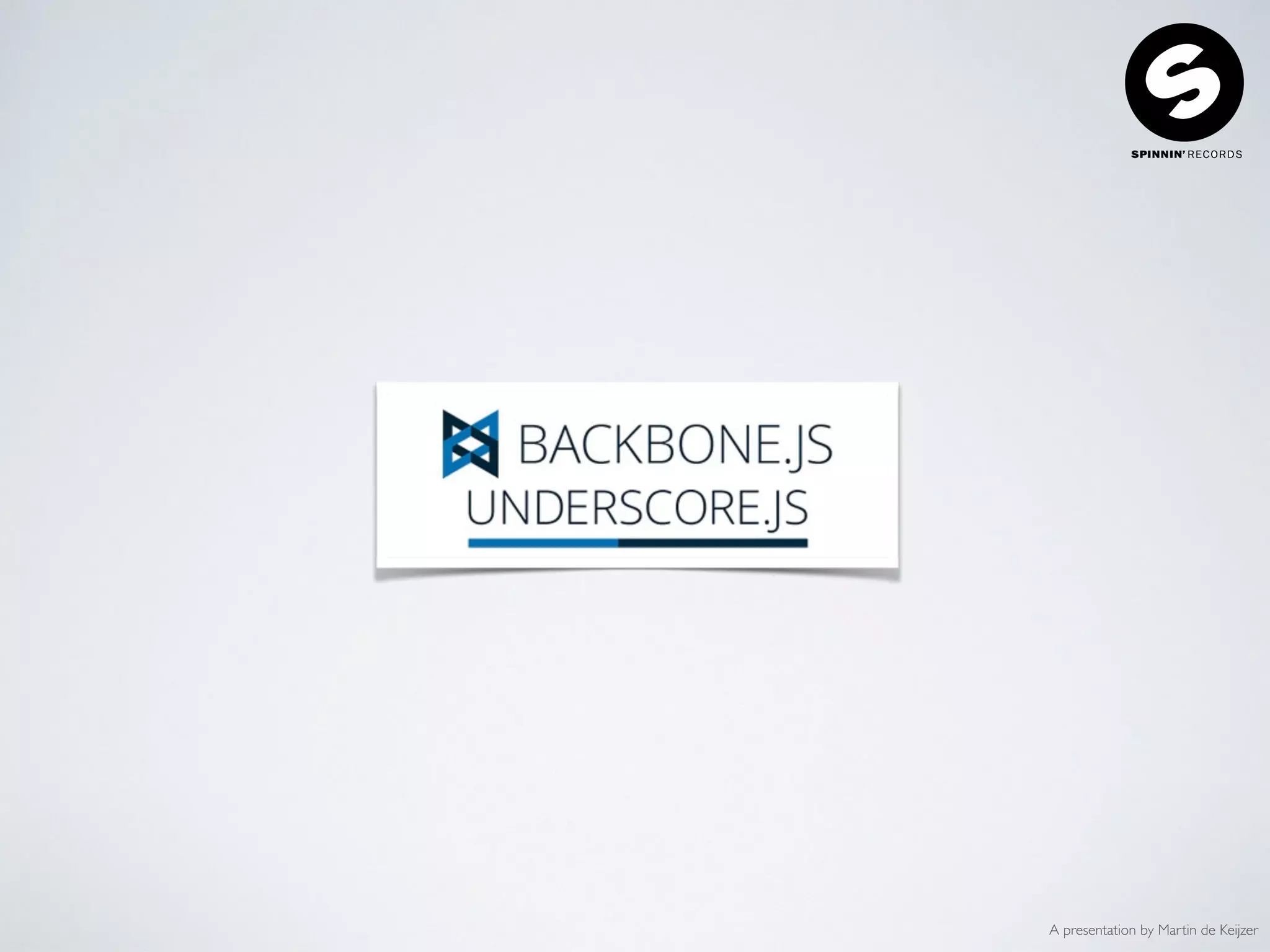 A presentation by Martin de Keijzer
 