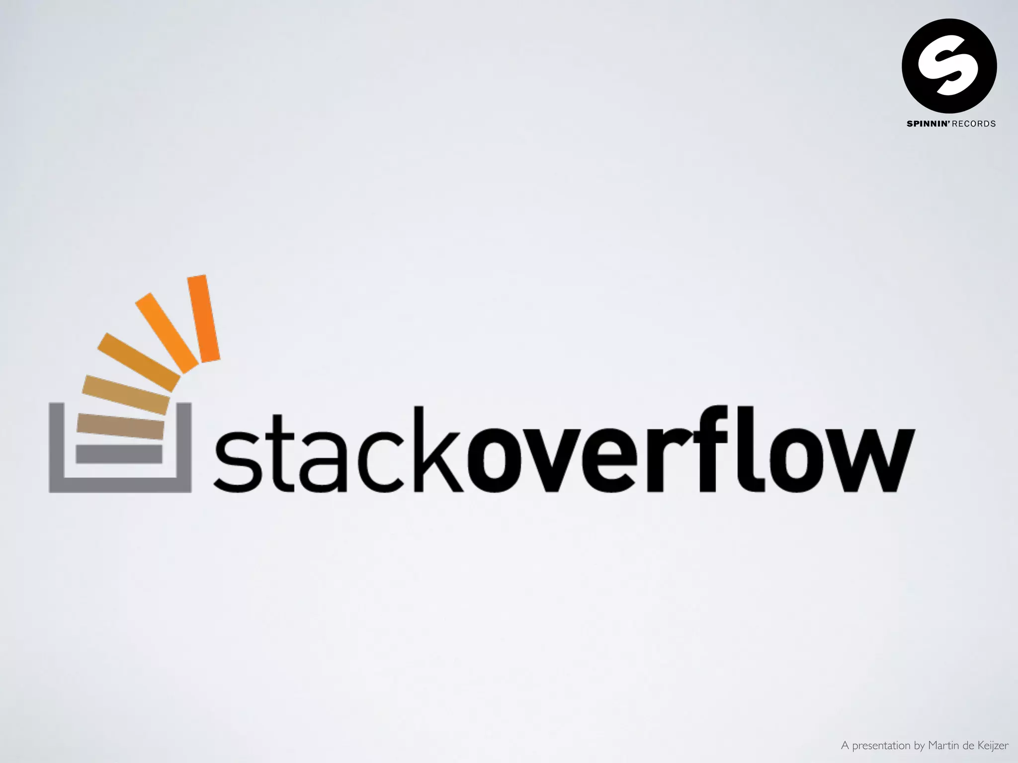 A presentation by Martin de Keijzer
 