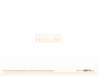 Productive muslim ebook
