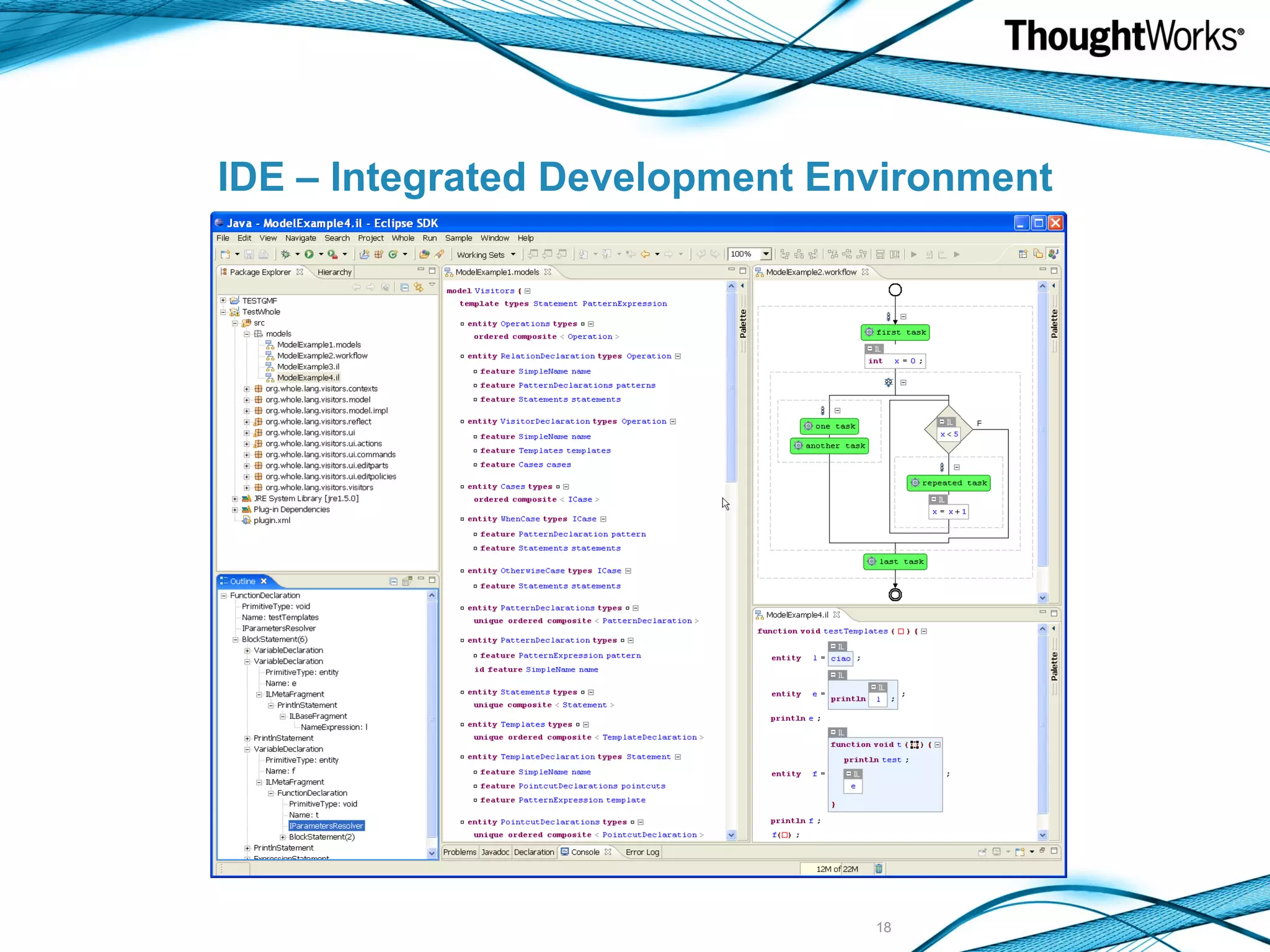 IDE – Integrated Development Environment 