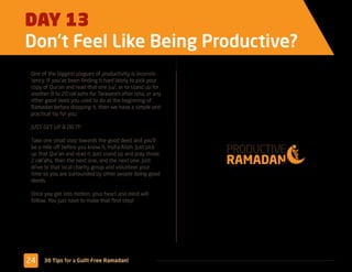 Productive Ramadhaan | PDF