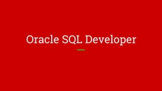 Productividad con oracle sql developer y data modeler | PDF