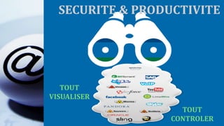 Application Chaos
So many on Port 80
TOUT
VISUALISER
TOUT
CONTROLER
SECURITE & PRODUCTIVITE
 