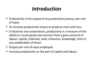 Productivity Pptx