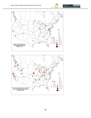 Improving Productivity through Greater Scale           




                                                68 
 
 