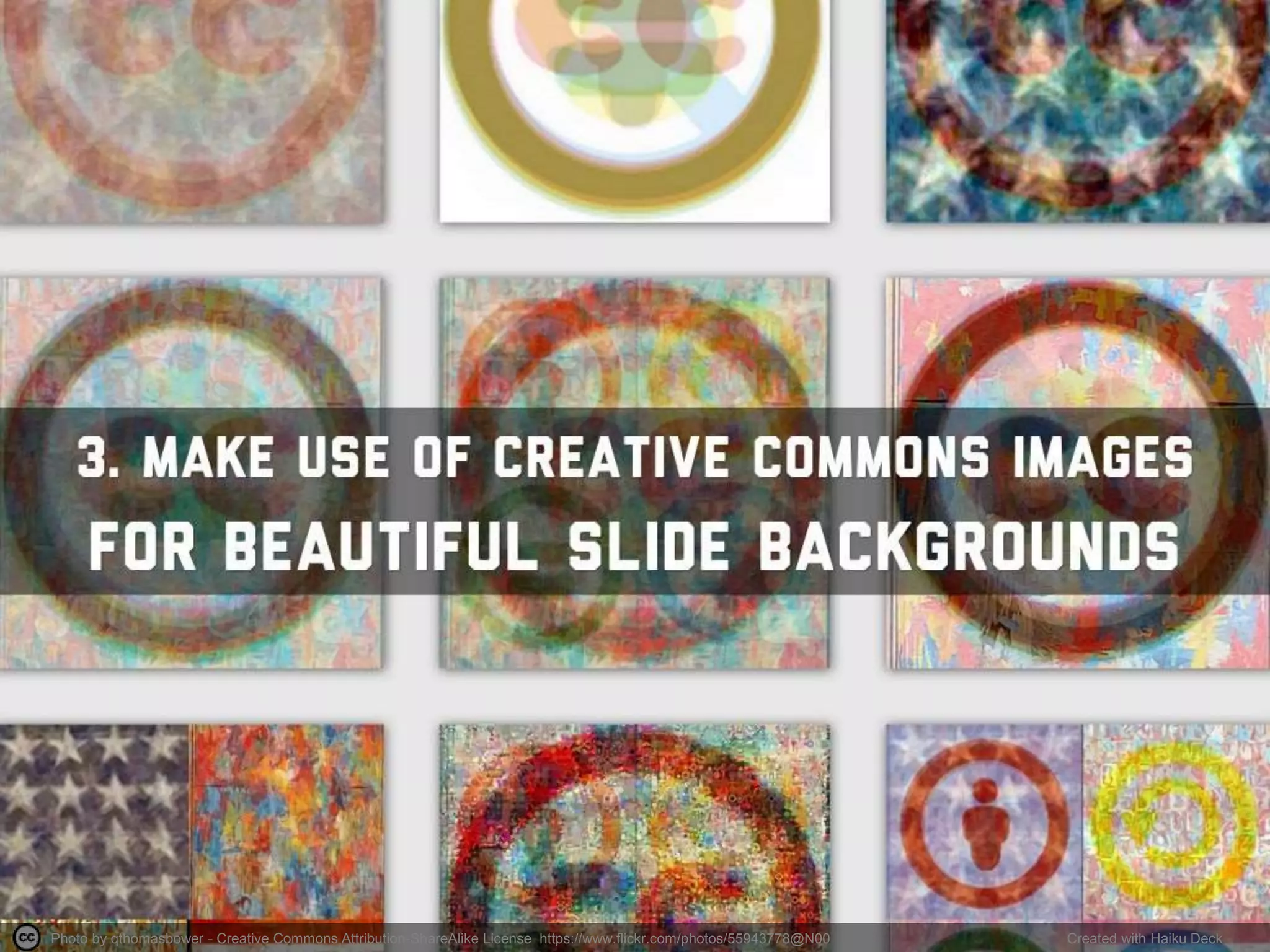 Photo by qthomasbower - Creative Commons Attribution-ShareAlike License https://www.flickr.com/photos/55943778@N00 Created with Haiku Deck