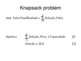 Knapsack problem 