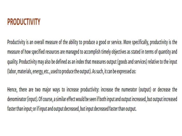 Productivity Factors.pptx