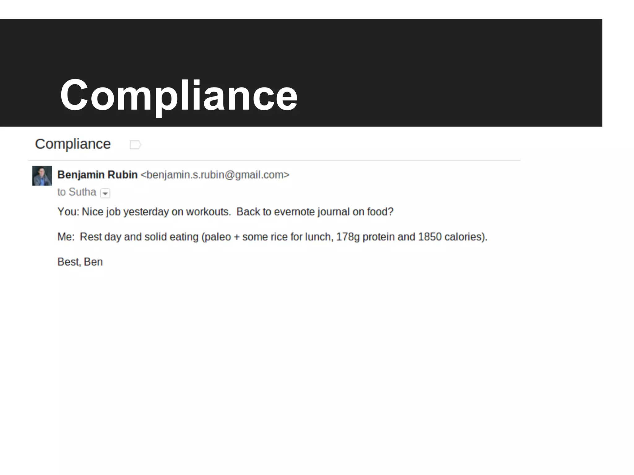 Compliance