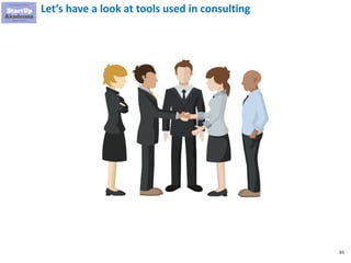 65
Let’s have a look at tools used in consulting
 