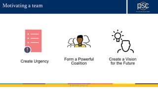 © 2016 PSC Group, LLC
Motivating a team
 