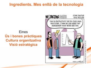 Ingredients. Mes enllà de la tecnologia
 