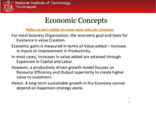 Economic Concepts
 