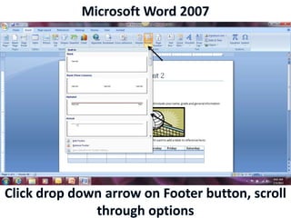 Microsoft Word 2007