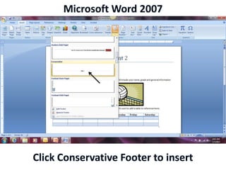 Microsoft Word 2007