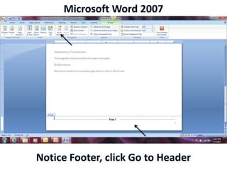 Microsoft Word 2007
