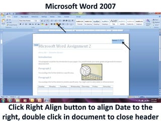 Microsoft Word 2007