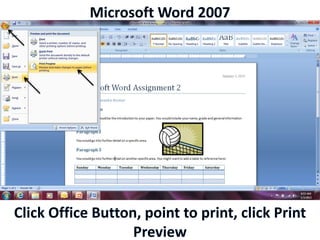Microsoft Word 2007