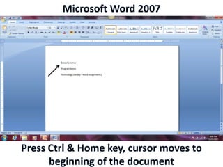 Microsoft Word 2007