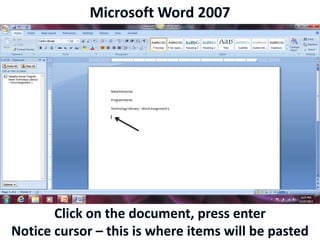 Microsoft Word 2007