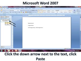 Microsoft Word 2007