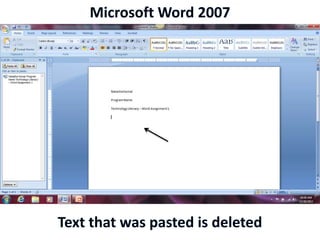 Microsoft Word 2007