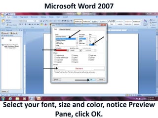 Microsoft Word 2007