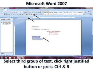 Microsoft Word 2007