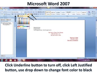 Microsoft Word 2007