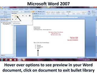 Microsoft Word 2007