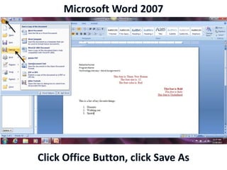 Microsoft Word 2007