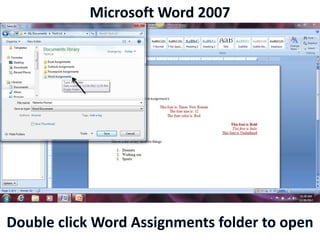 Microsoft Word 2007