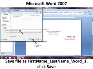 Microsoft Word 2007