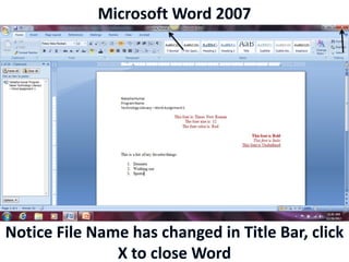 Microsoft Word 2007