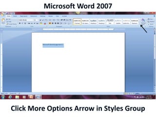 Microsoft Word 2007