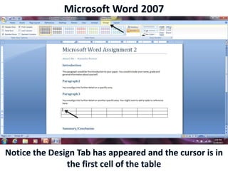 Microsoft Word 2007