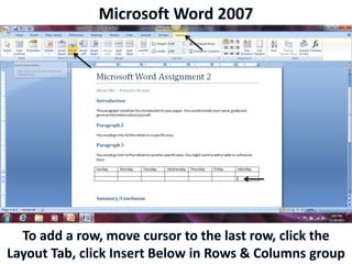 Microsoft Word 2007