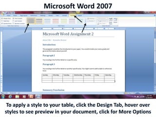 Microsoft Word 2007