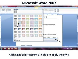 Microsoft Word 2007