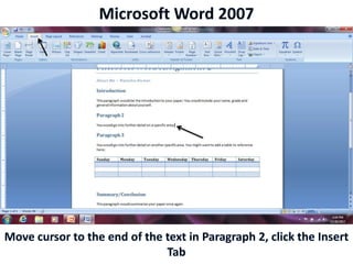 Microsoft Word 2007